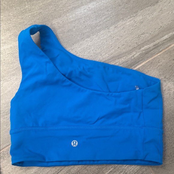 Blue One-Shoulder Top - Picture 3 of 6